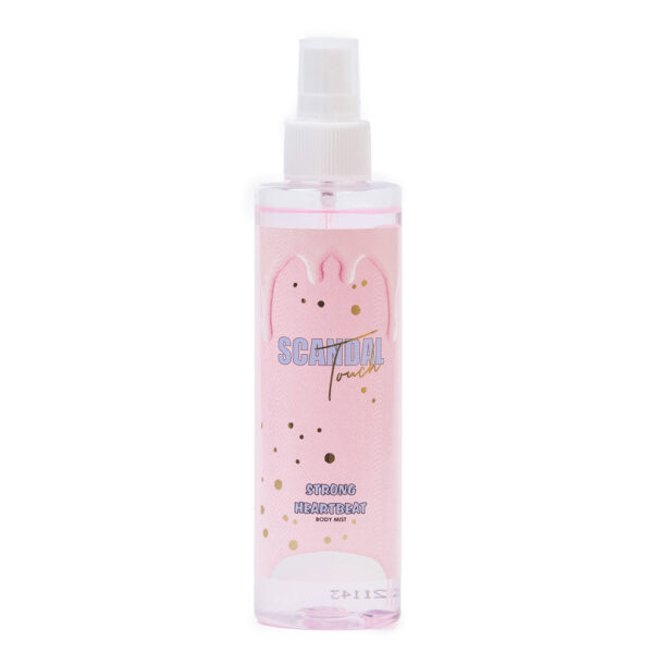 Body Mist Scandal Touch με άρωμα Βανίλια – Κανέλα, 200ml - "Strong HeartBeat"