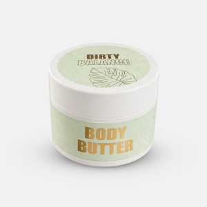 Dirty Balance Body Butter – Βούτυρο Σώματος με Μπανάνα, Καρύδα & Βανίλια (200ml)